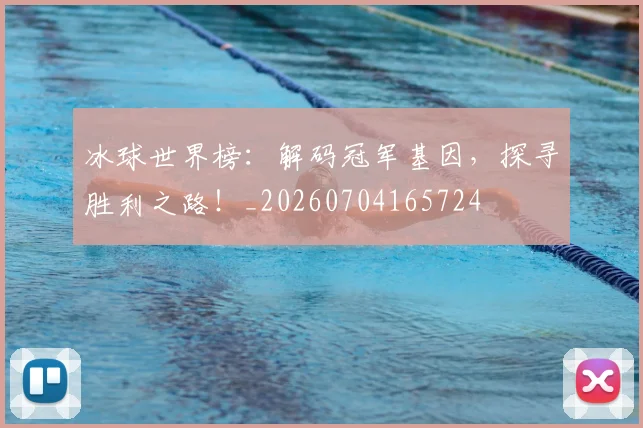 冰球世界榜:解码冠军基因,探寻胜利之路!_20260704165724