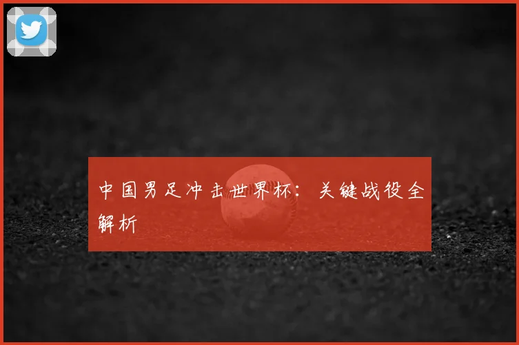 中国男足冲击世界杯：关键战役全解析